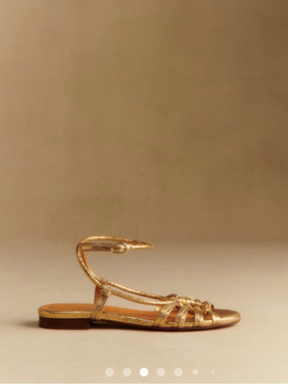 Sezane GLORIA LOW SANDALS size 8 - Picture 4 of 12